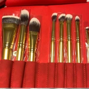 Luxie Glitter and Gold Brush Set